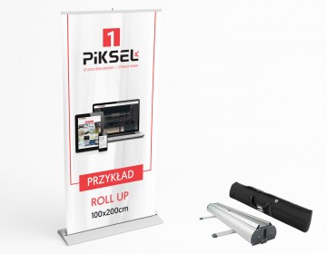 stojak reklamowy, roll-up, zwijany baner, baner reklamowy, baner, banner